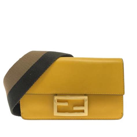 fendi mini flat baguette|fendi mini cross body bag.